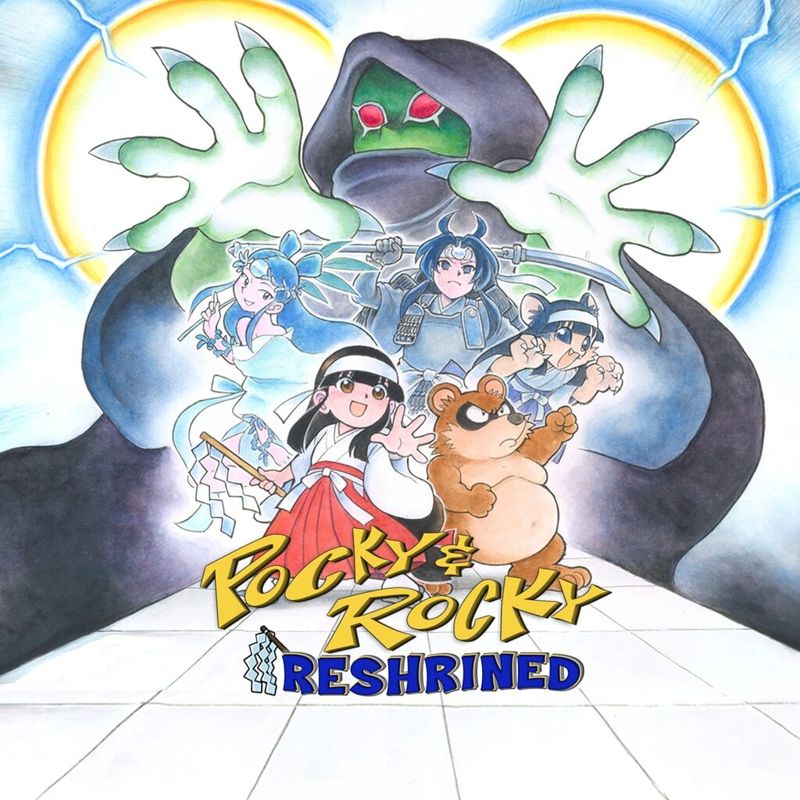 Pocky & Rocky Reshrined box art for Playstation 4
